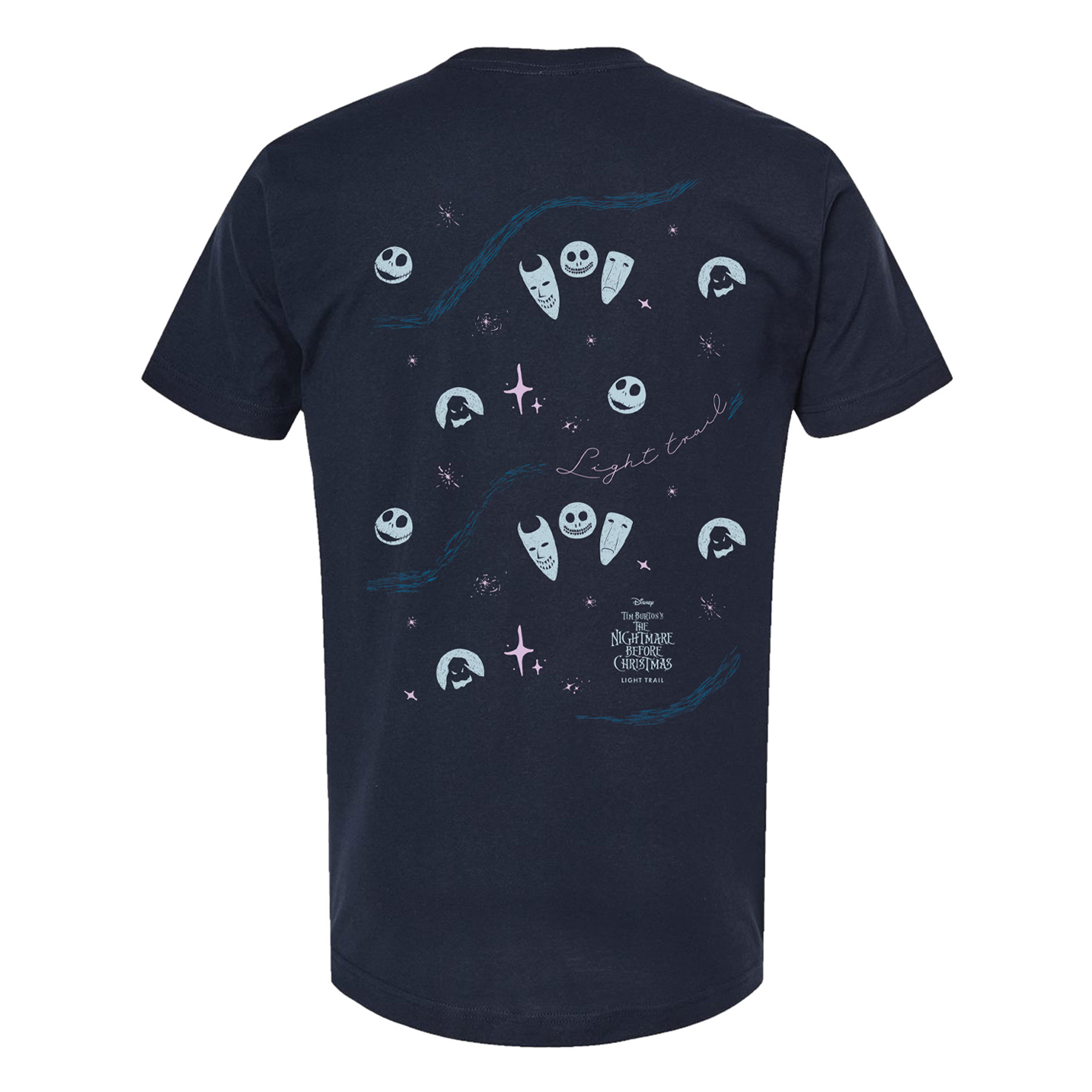 Nightmare Before Christmas Maglietta Uomo – Albero Di Luna, 100% Cotone, Stampa Originale