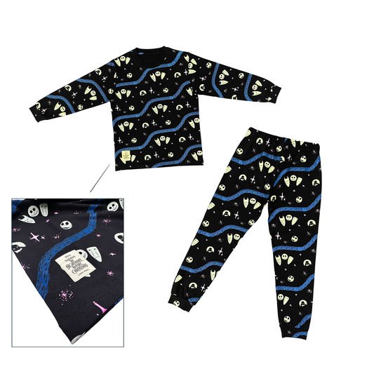 Celestial Glow In The Dark Youth Pajama Set